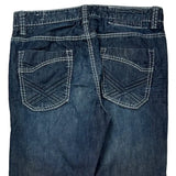 Point Zero Contrast Stitch Jeans - 34W 30L Dark Wash Denim