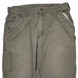 Carhartt Carpenter Trousers - 38W 30L Grey Cotton