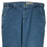 Carhartt Carpenter Trousers - 38W 34L Blue Cotton