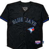 Toronto Blue Jays Majestic Mlb Jersey - 2XL Black Polyester