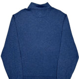 Polo By Ralph Lauren 1/4 Zip - Large Blue Cotton