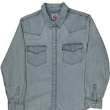 Levis Denim Shirt - XL Light Wash Denim