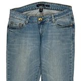 Ecko Unltd Boot Cut Jeans - 30W UK 8 Light Wash Denim