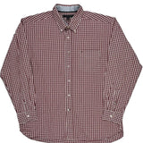 Tommy Hilfiger Checked Shirt - XL Red Cotton