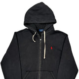 Polo By Ralph Lauren Hoodie - Large Black Cotton