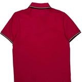 Tommy Hilfiger Polo Shirt - Medium Red Cotton