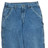 Carhartt Double Knee Carpenter Jeans - 36W 34L Blue Cotton