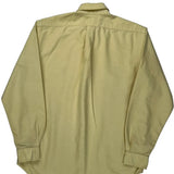 Polo By Ralph Lauren Shirt - Large Yellow Cotton