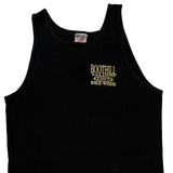 Oneita Single Stitch Tank Top - Medium Black Cotton