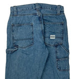 Signature Cargo Carpenter Jeans - 32W 29L Blue Denim