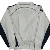 Adidas Track Jacket - Medium White Polyester