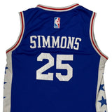 Philadelphia 76Ers Adidas Jersey - 2XL Blue Polyester