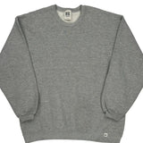 Made In USA Russell Athletic Sweatshirt - Large Gray Cotton Blend
