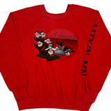 Minnesota Unbranded Graphic Sweatshirt - Medium Red Cotton
