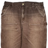 Carhartt Double Knee Carpenter Pants - 36W 32L Brown Cotton