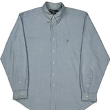 Ralph Lauren Shirt - Large Blue Cotton