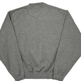 Nike College Sweatshirt - Large Gray Cotton