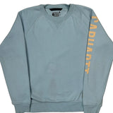 Carhartt Spellout Sweatshirt - Medium Blue Cotton