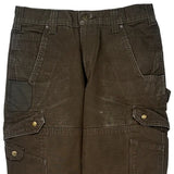 Carhartt Cargo Trousers - 32W 30L Brown Cotton