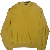 Polo By Ralph Lauren Sweater - 2XL Yellow Cotton