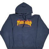 Magazine Thrasher Graphic Hoodie - XL Blue Cotton