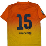 Fc Barcelona Nike 2012-13 Away Football Shirt - XL Orange Polyester