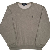 Polo By Ralph Lauren Sweatshirt - XL Gray Cotton Blend