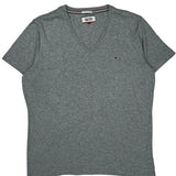 Hilfiger Denim T-Shirt - XL Grey Cotton
