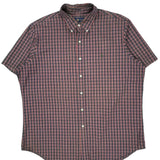 Ralph Lauren Checked Short Sleeve Shirt - XL Multicoloured Cotton