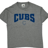 Chicago Cubs Adidas Mlb T-Shirt - Large Gray Cotton