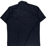 Dickies Short Sleeve Shirt - Large Black Polyester Blend