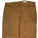 Workwear Carhartt Double Knee Carpenter Trousers - 38W 31L Brown Cotton