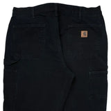 Carhartt Cargo Carpenter Pants - 36W 30L Black Cotton