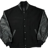 2004/2005 Division Champions Outer Boundary Graphic Varsity Jacket - XL Black Leather