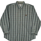 Carhartt Checked Shirt - 2XL Gray Cotton