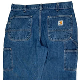 Carhartt Carpenter Jeans - 34W 30L Blue Cotton