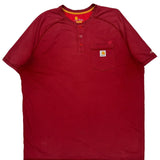 Carhartt T-Shirt - 2XL Red Cotton