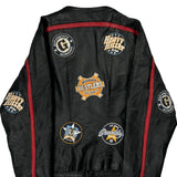 All Stars Marcia Graphic Leather Jacket - XL Black Leather