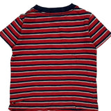 Age 2 Polo By Ralph Lauren Striped T-Shirt - 2XS Red Cotton