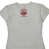 Heritage Harley Davidson Graphic T-Shirt - Medium White Cotton
