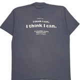 Fruit Of The Loom Single Stitch T-Shirt - Large Blue Cotton Blend