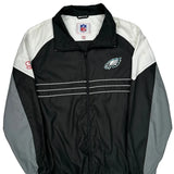 Philadelphia Eagles Nfl Windbreaker - 2XL Gray Polyester