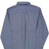 Age 10-12 Ralph Lauren Striped Shirt - Medium Blue Cotton