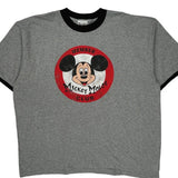 Disney Cartoon T-Shirt - 2XL Gray Cotton Blend