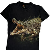 Age 14 Wild Planet T-Shirt - Medium Black Cotton