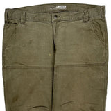 Carhartt Double Knee Carpenter Pants - 38W 31L Green Cotton