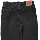 550 Levis Jeans - 36W 30L Black Denim