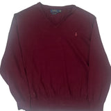 Polo By Ralph Lauren Sweater - 2XL Burgundy Cotton