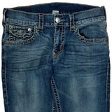 True Religion Skinny Jeans - 32W US 8 Blue Cotton
