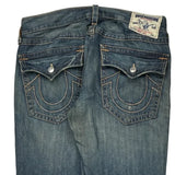 True Religion Boot Cut Jeans - 36W 31L Blue Cotton